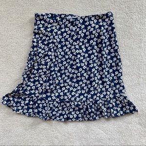 Flynn Skye Blue Floral Mini Skirt